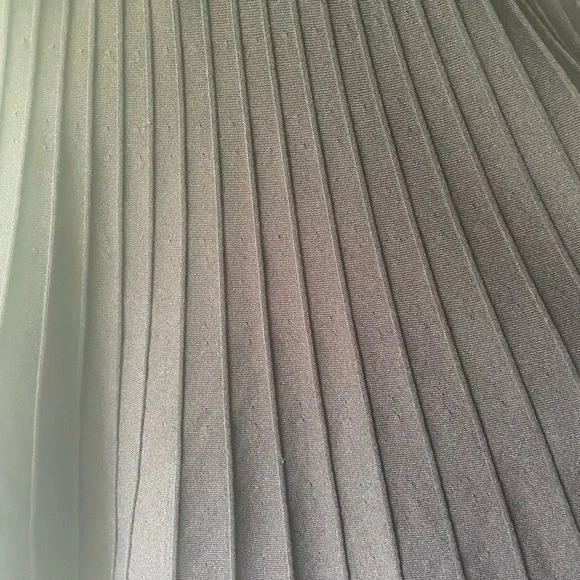 NWOT Express black ribbed skater knit dress - Picture 4 of 5